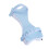 Breathable Cotton Knee Pillow Memory Foam Support-Light blue 1