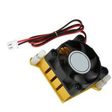 Aluminium-Kühlkörper-Lamellenkühler DC5V 12V 40 mm-12V XH2.54