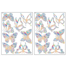 Eco-Guardian: Prism Vinyl Film, Sun Catcher Decals for Bird Protection