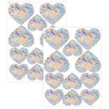 Multicolored Prism Patterns, Bird Strike Deterrent for Smooth Surface Glass Doors and Windows, Anti-collision Alerts Static Cling Window Decals (Reusa
