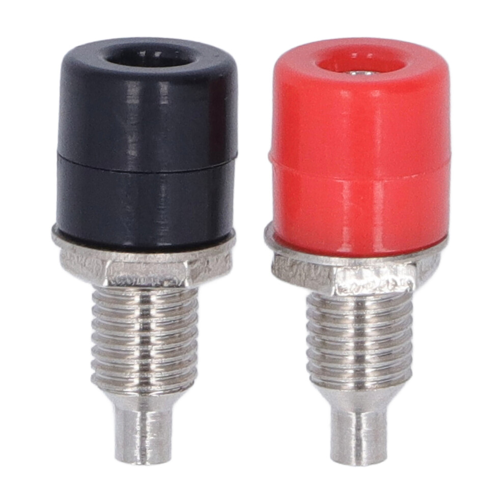 Banana Plug Socket Terminal Connectors, Banana Plug Socket Easy To Plug And Unplug Screw Connector Fitting For Audio Equipment, No Soldering Needed 9128293330992