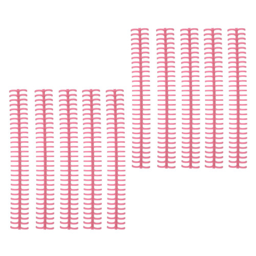 Binding Spines, Plastic Comb Binding Spines Easy to Open Close Adding Pages, Spiral Binding Coils for Student Teacher Document File Making, Versatile
