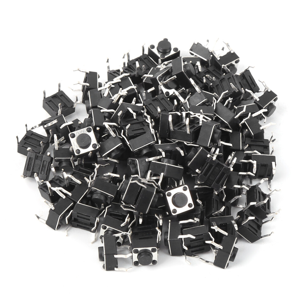 Momentary Tactile Button Switches For Electronics Projects, Pcb Instant Contact Mechanism With Self-Resetting Function, Mini Micro Tact Switch 9358999790398