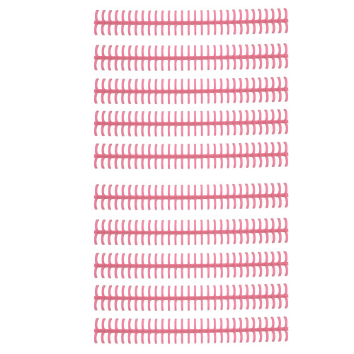 Binding Spines, Plastic Comb Binding Spines Easy to Open Close Adding Pages, Spiral Binding Coils for Student Teacher Document File Making, Versatile 2