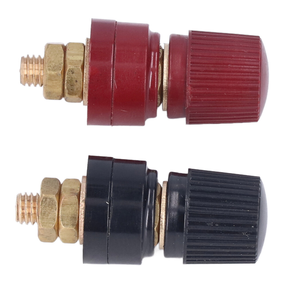 Terminal Binding Post For Power Junction, M6 Brass Remote Battery Terminal Stud Connector, Insulated Post With Stable Transmission And Corrosion 9128293331807