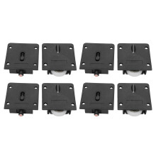 Rodízio de 25 mm para guarda-roupa, com alta capacidade de carga, fácil instalação, suporte estável para portas de armário e construção