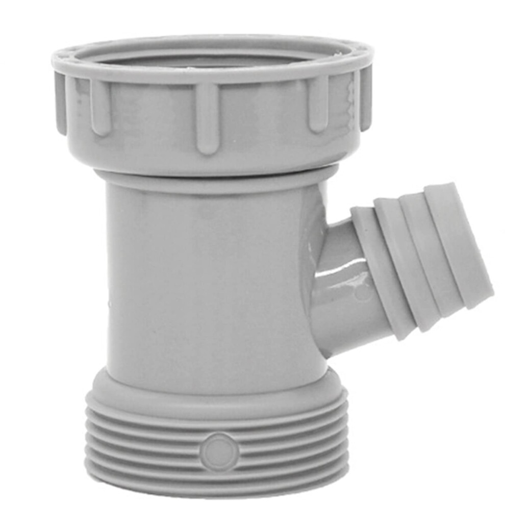 Kitchen Single Tank Overflow Threeway Sink Drain Pipe, Y Shape Kitchen Sink Sewer Branch Connector Female To Male Thread Connection Accessories 9412369032690