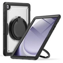 TPU Case Heavy Duty Shockproof Cover 360 Degree Rotating-Clear