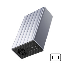 Aluminum Alloy Double Bay Solid Disk for 2.5 3.5 Enclosure Box