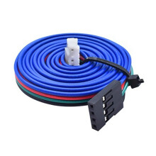 XH2.54 Terminal Motorkabel 4-pins naar-1000MM zwart en wit