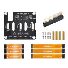 PCle naar 2CH PCle-uitbreiding voor Raspberry Pi5 voor