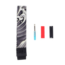 Adhesive Keyboard Strap Ribbon With Ergonomic-wave black
