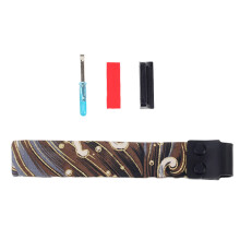 Sangle adhésive pour clavier en tissu Portable,- vague noire
