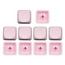10 stuks creatieve Keycap MOA profiel 1U-Lichtroze