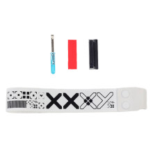 Selbstklebender Tastaturgurt Fire68 Schnappgurt-Weißes Druckset