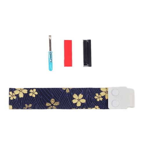 Decorative Strap Comfortable Carrying Rope Adhesive-Sakura Blue