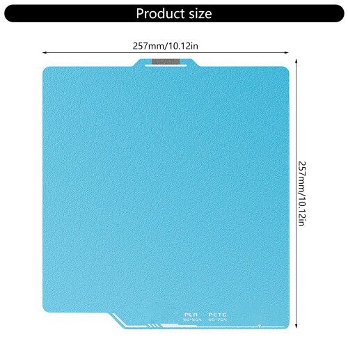 Build Plate Replacement for Lab P1 X1 P1P X1C Printer Textured 2