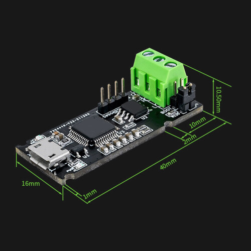 USB naar CAN-module CAN-busanalysator STM32F072C8T6-KANbaar 2