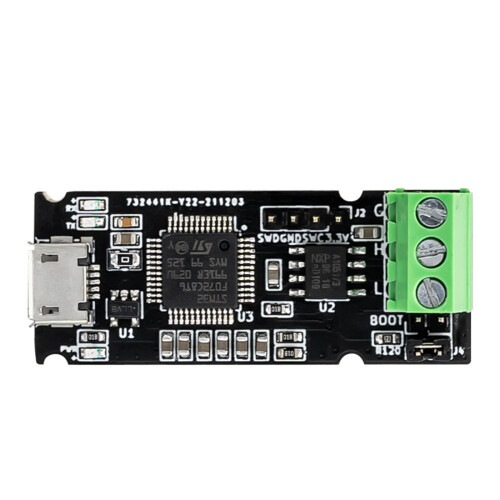 USB naar CAN-module CAN-busanalysator STM32F072C8T6-KANbaar 1
