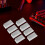 8Pcs Original Profile 2U No Engraveds PBT Blank-Light blue 3