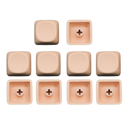 1U Keycap Unique Character MOA Profile Thick PBT-Light coffee