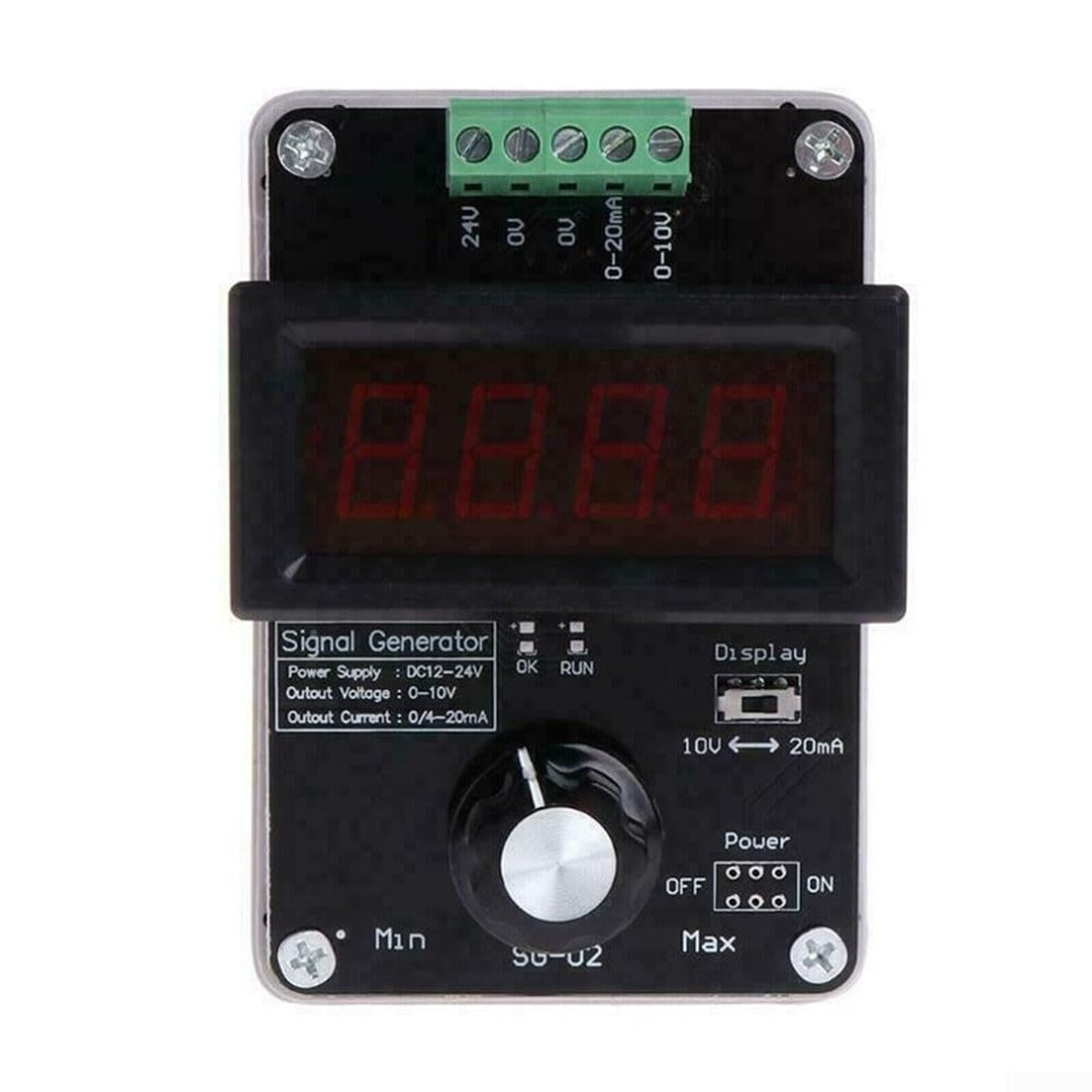Robust Adjustable Current Voltage Analog Simulator 010V Signal Generator For Inverter Control Lab Grade Analog Output 9412369083319