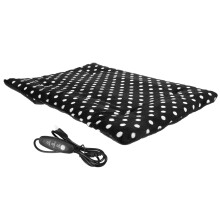 Adjustable Pet Heating Pad with Temperature Control USB Heated Cushion for Cats and Small Dogs Indoor Durable and Washable