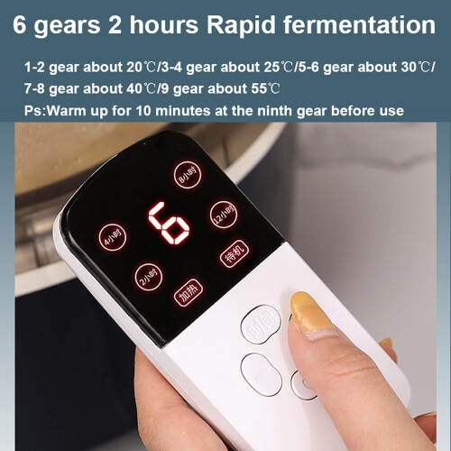 Fermentation Machine 5L Capacity, Noodle Dough Proofing, Rice Wine Brewing, Yogurt Maker, Green 2