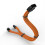 Messes Sleeve 8pin CPU Power Cable for PC- Orange 1