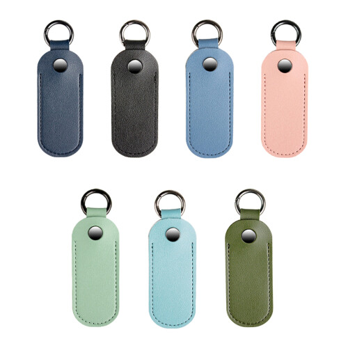 USB-flashdrivehouder Case Microfiber lederen beschermhoes-Zwart 1