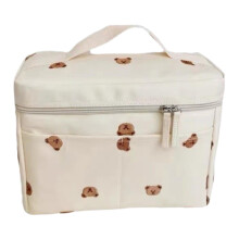 Baby changing bag, stroller organizer, stylish, lightweight, storage bag, diaper organizer bag for bottles, diapers, toys, white