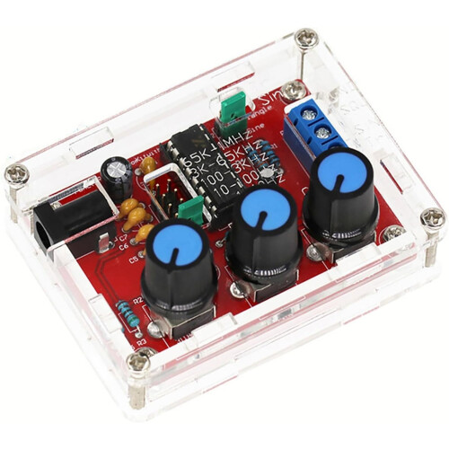 Sine Triangle Square Wave Generator Adjustable Frequency DIY Kit With Shell Enclosure 1