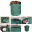 Garden Garbage Bags Foldable Reusable Trash Storage Container 400L 5