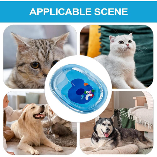 Water Mat for Cats ScratchResistant, Cooling Mat with Fish Design 1