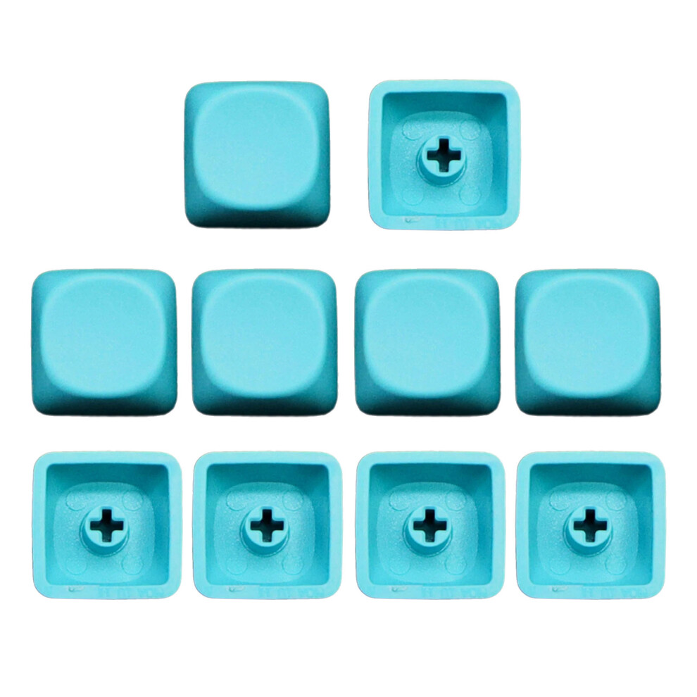 10Pcs Pbt Blank Diy Keycap Mechanical Keyboards 1U-Lake Blue 7732000452260