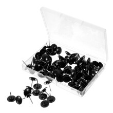 100 Pieces Reusable Push Pins Thumb Tacks for Cork Boards Multifunctional Drawing Pins for Office School and Creative Projects Easy to Store