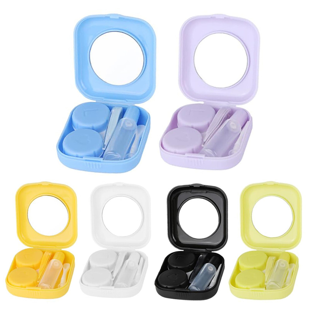 Contact Lens Containers, Colourful Contact Lenses Box, Portable Hygiene