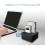 Efficiënt dubbelbay USB-dockingstation voor harde schijven voor 6