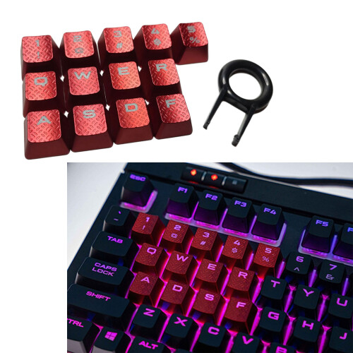 13 Key Keycaps Set met antisliptextuur en-Grijs 2