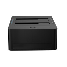 USB3.0 5Gbps Double Bay Hard Drive Docking Station Base for 3.5