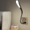 Verstelbare LED-bureaulamp met USB-voeding 5V voor-Wit 3