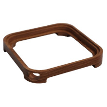 Handgefertigtes Holzdock für den MiniM4-Laptopständer, der eine