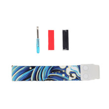 Fabric Keyboard Strap Rope Lanyard For Comfort And-Wave blue