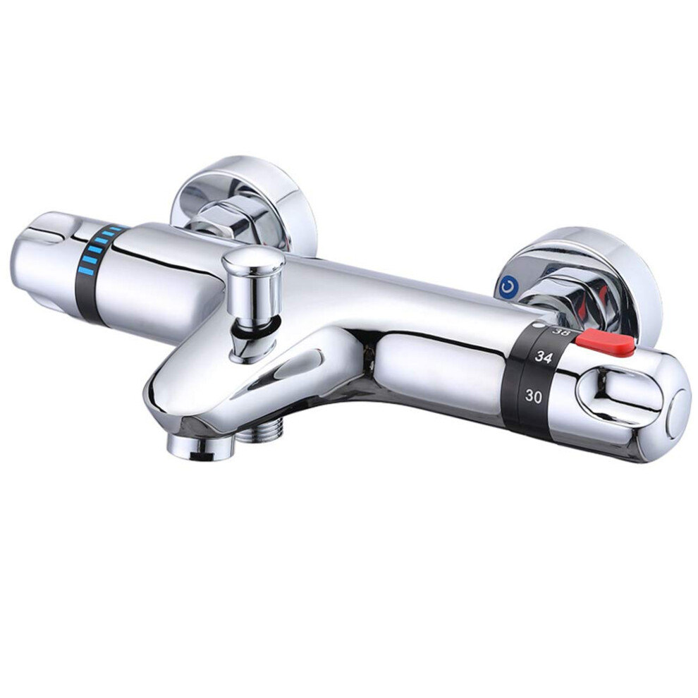 Thermostatic Bathtub Shower Faucet Wall Mounted Hot Water Triple Constant Temperature Standard Accessories 9365049854627