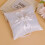 Bride Wedding Ring Pillow Cushion White for Wedding Party 4