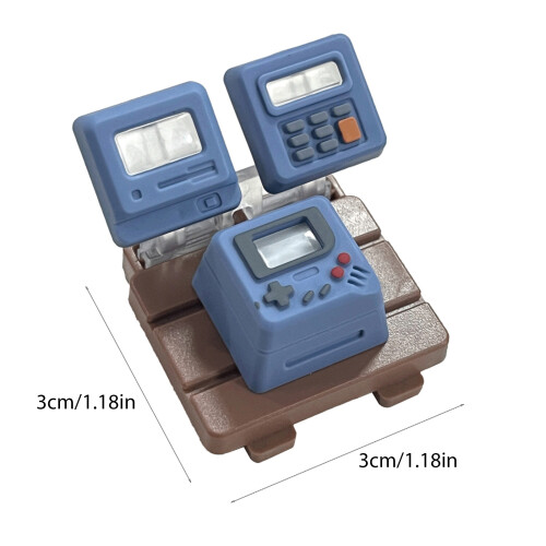 3 in 1 Retro Keycaps Translucent for Mechanical Keyboards-Blue 1