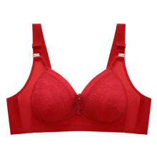Bustier Women's Lingerie Sets Sexy Bodysuits Sleepwear TShirt Bra Without Underwire Push Up Comfortable Two Piece Red 42