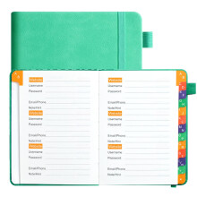 Website Password Organizer, Website Login Organizer, Password Log