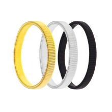6 Pieces Metal Wristbands Shirt Sleeve Adjustable Sleeve Garters Elastic Sleeve Bands Cuffs Stretchy for Fastening Long Sleeve