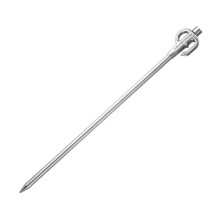 Stainless Steel Dog Stake, Camping Tent Peg, Rust Tethering Stake for Garden and Outdoor